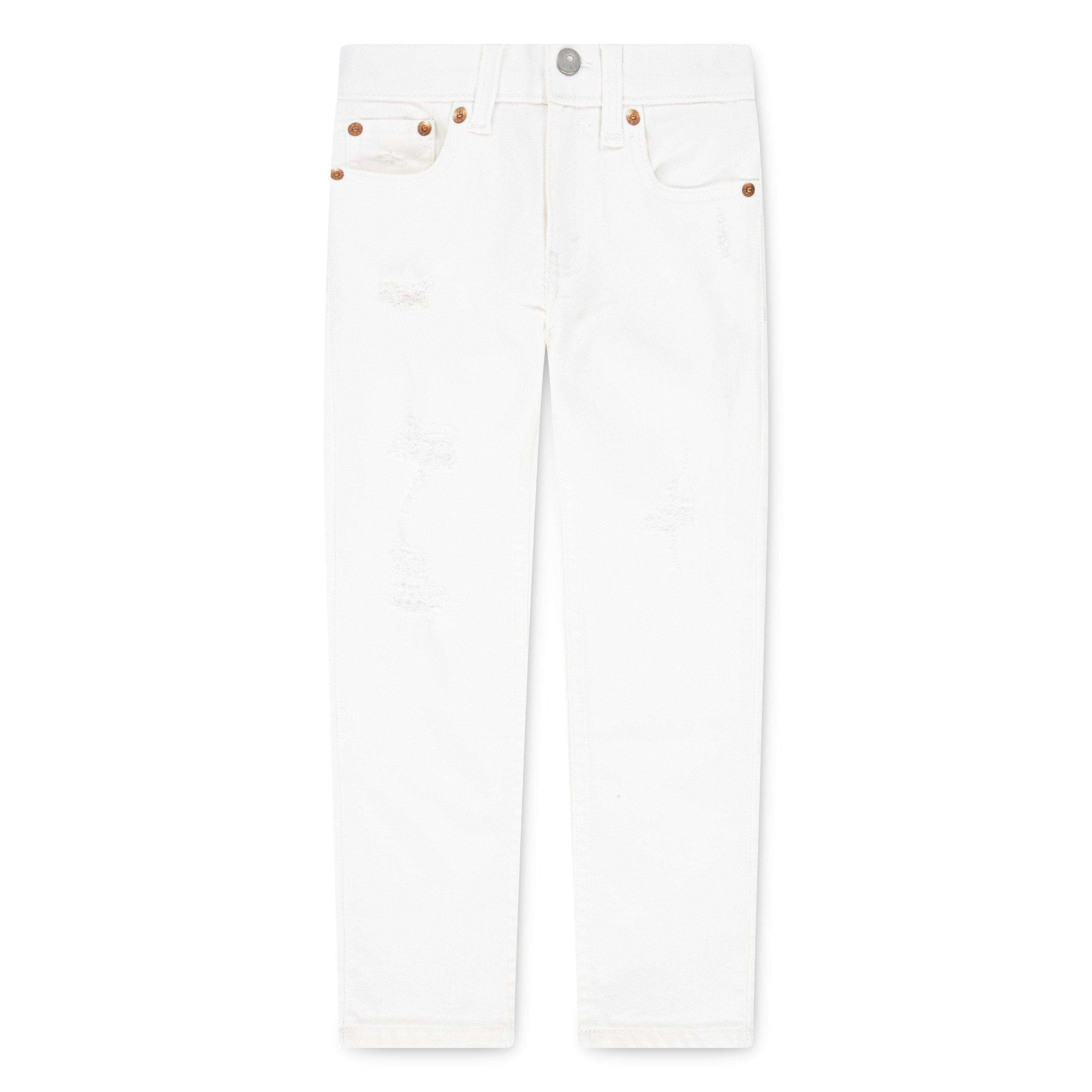 Levi's Little Boys' 510 Skinny Fit White Wash Denim Jeans - WHITE
